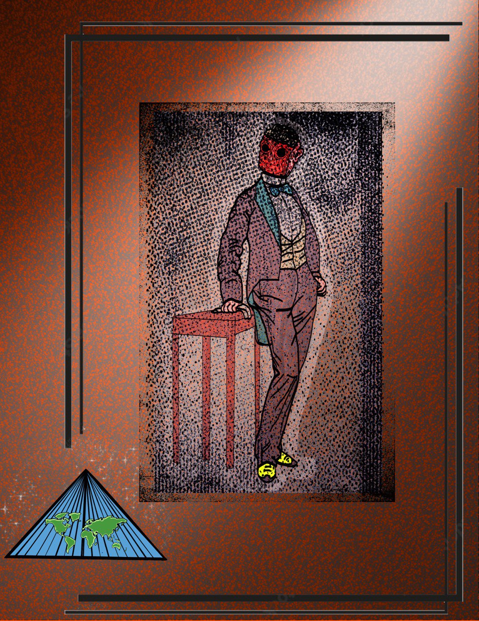 Pyramid Earth poster design